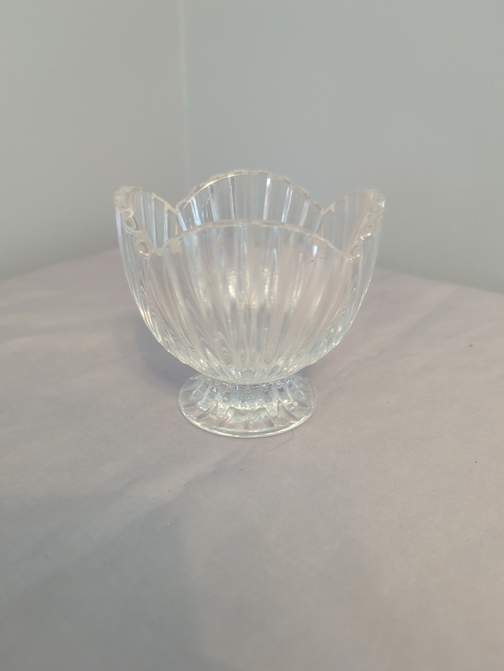 Marquise By Waterford Crystal Footed Trinket Bowl